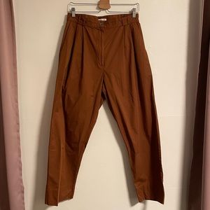 Wray NYC Fielding high-waisted pants/trousers in cinnamon sz 8